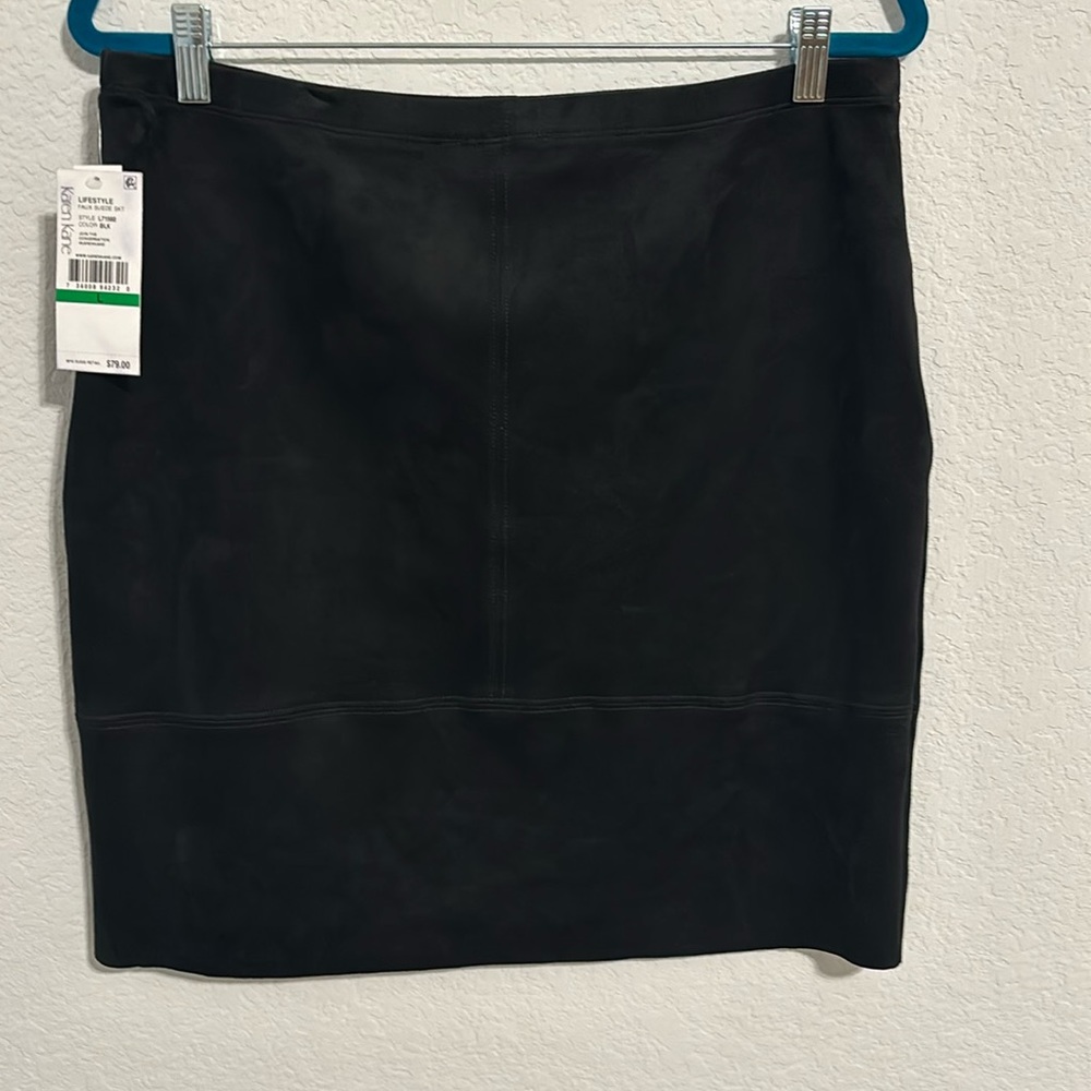 Faux suede skirt - super comfy!
